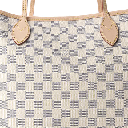 Louis Vuitton Damier Azur Neo Neverfull MM Rose Ballerine 11 of 11