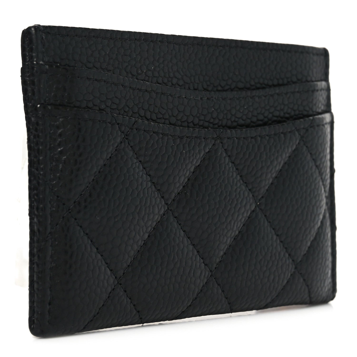 Chanel Caviar Quilted Card Holder Black 3 of 9