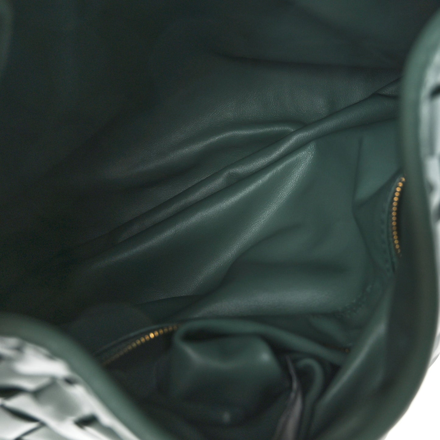 Calfskin Intrecciato Small Hop Aloe