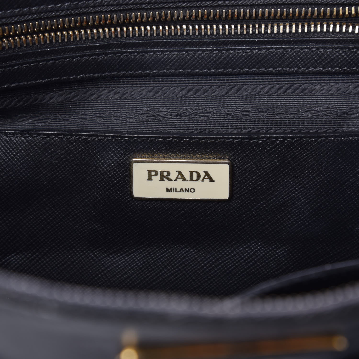 Prada Saffiano Medium Galleria Double Zip Tote Black 6 of 20