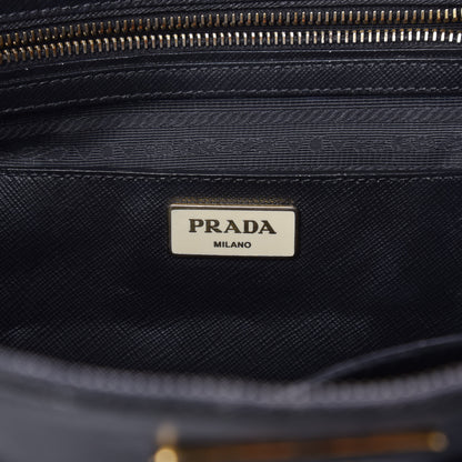 Prada Saffiano Medium Galleria Double Zip Tote Black 6 of 20