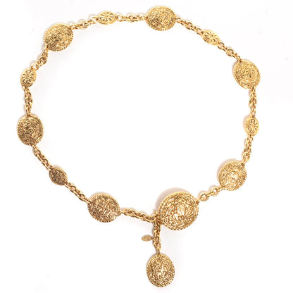 Chanel Chain CC Medallion Belt Gold 1 of 4