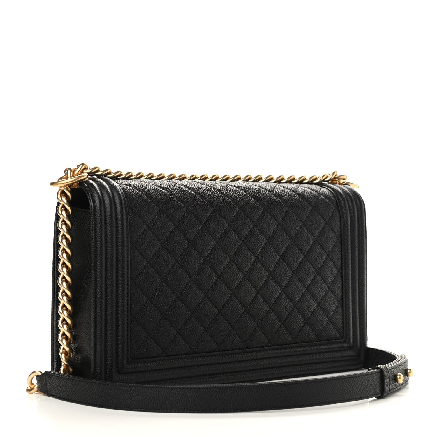 Chanel Caviar Quilted New Medium Boy Flap Black 2 of 10
