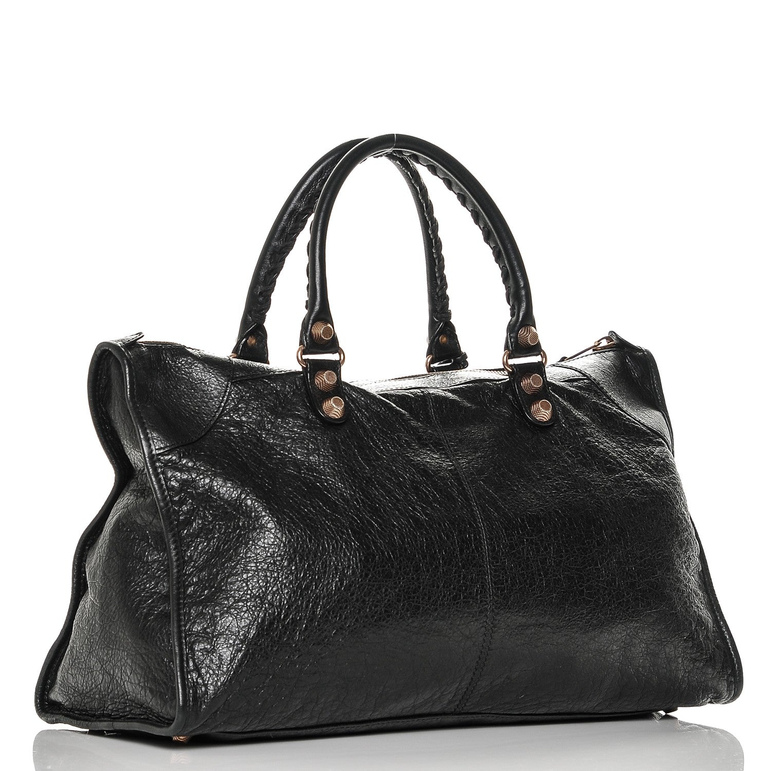 Balenciaga Agneau Giant 12 Rose Gold Hardware Work Black 3 of 6