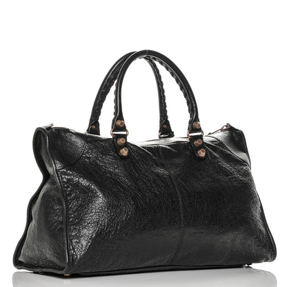 Balenciaga Agneau Giant 12 Rose Gold Hardware Work Black 3 of 6