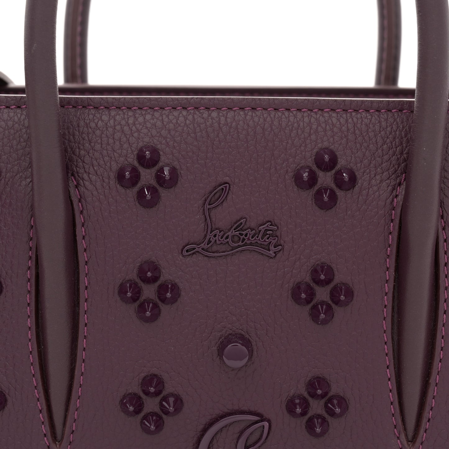 Calfskin Spikes Loubinthesky Paloma Merlot