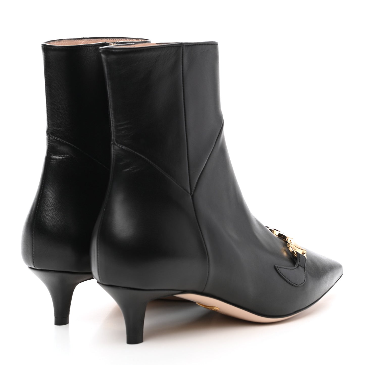 Nappa Zumi Mid Ankle Boots 36 Black