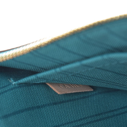 Louis Vuitton Monogram Neverfull MM GM Pochette Turquoise 7 of 7