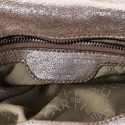 Stella McCartney Shaggy Deer Falabella Fold Over Tote Taupe 6 of 9