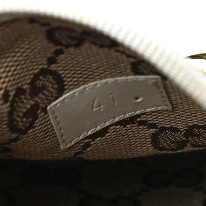 Gucci GG Monogram Horsebit Web Womens Driver Loafers 41 Beige Ebony White 11 of 12