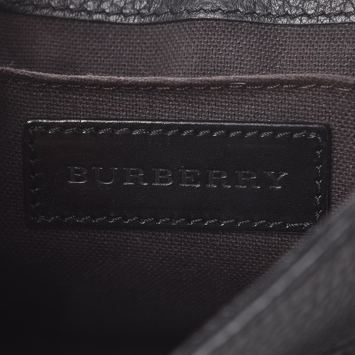 Burberry Haymarket Check Maydown Crossbody Bag Black 6 of 8