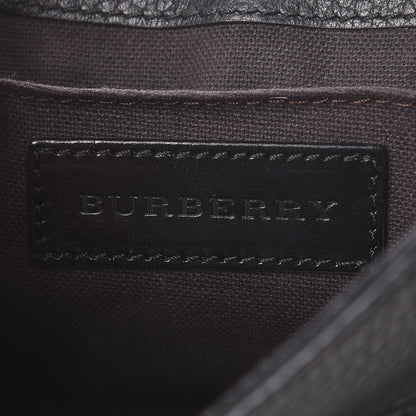 Burberry Haymarket Check Maydown Crossbody Bag Black 6 of 8