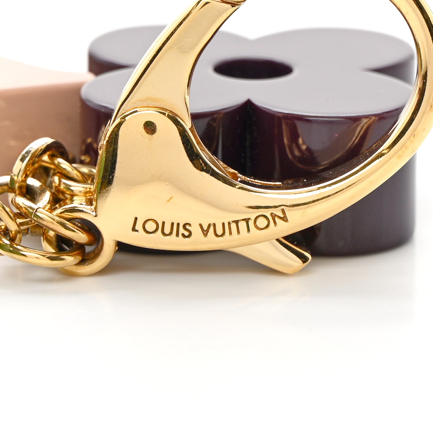 Louis Vuitton Resin Playtime Bag Charm Rose 4 of 6