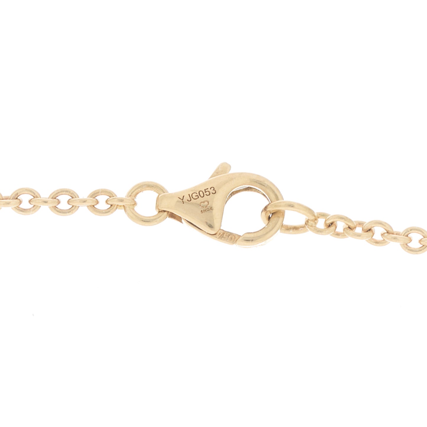 18K Yellow Gold Interlocking LOVE Necklace