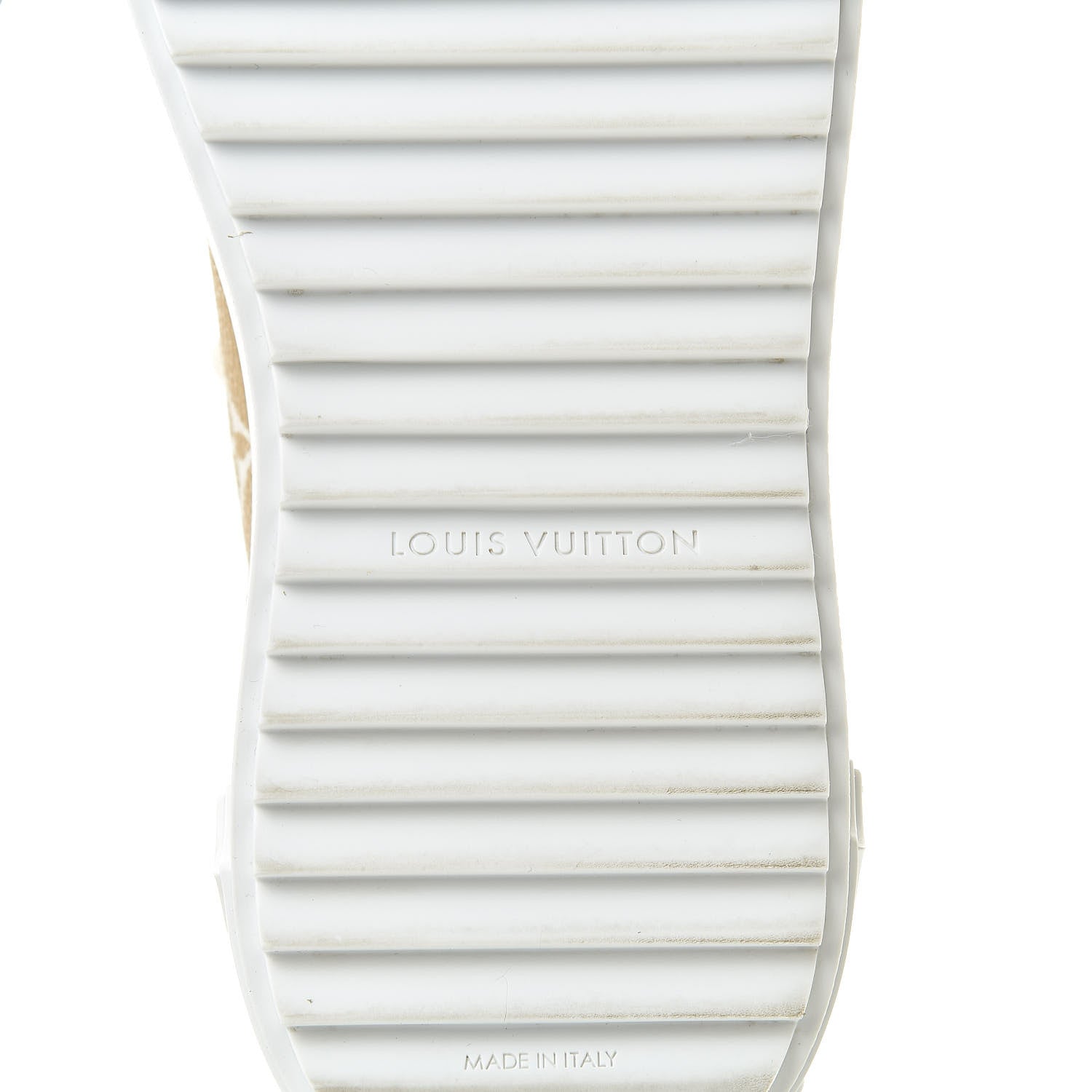 Louis Vuitton Monogram Giant Time Out Sneakers 37.5 Kaki White Beige 6 of 11