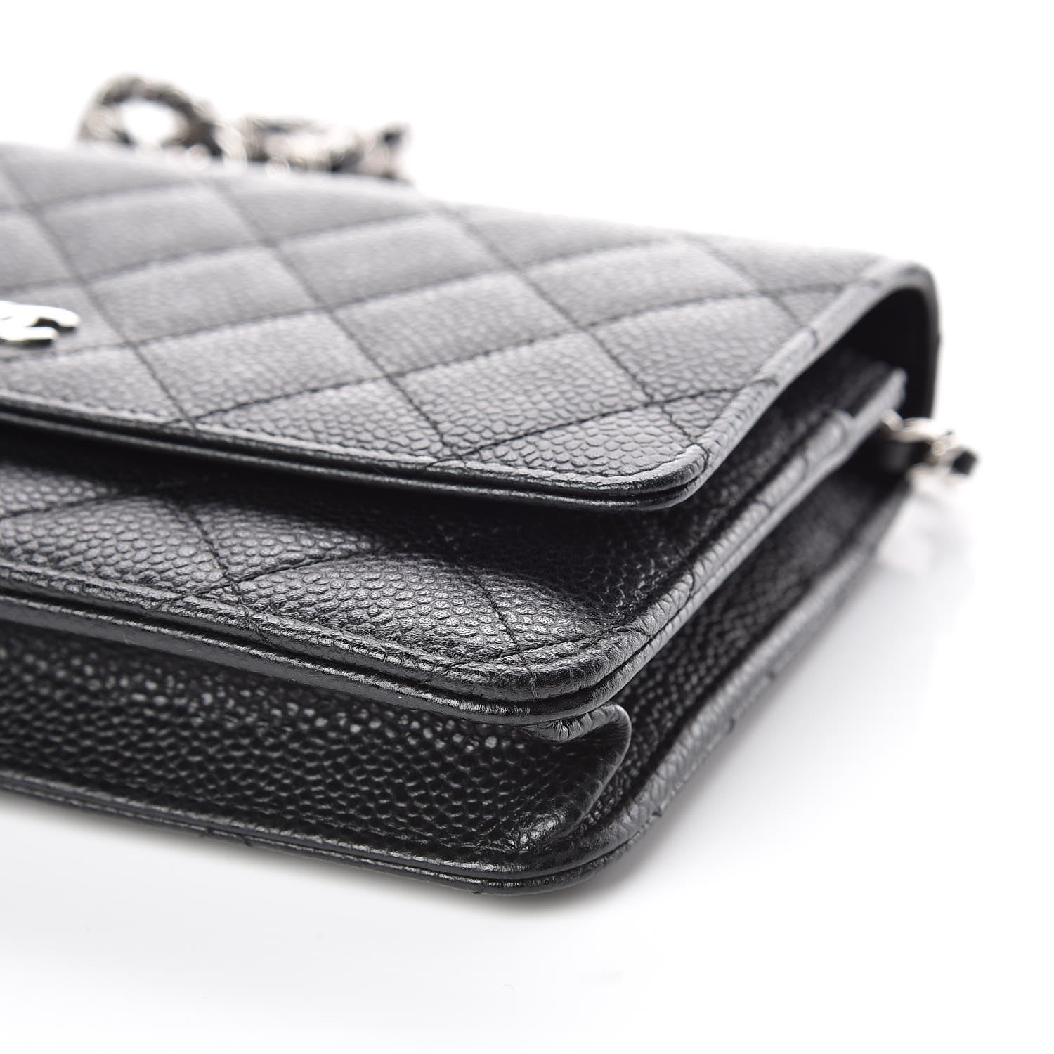 Chanel Caviar Quilted Wallet On Chain WOC Black 6 of 11