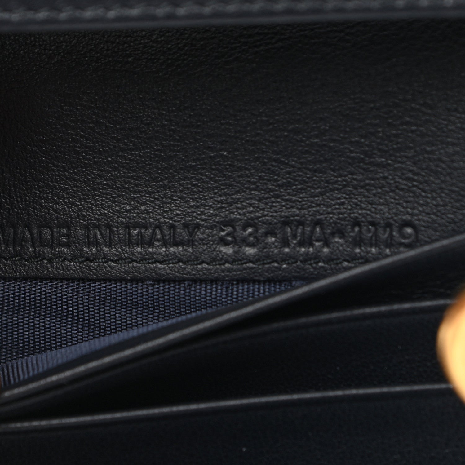 Christian Dior Oblique Saddle Lotus Wallet Blue 7 of 9