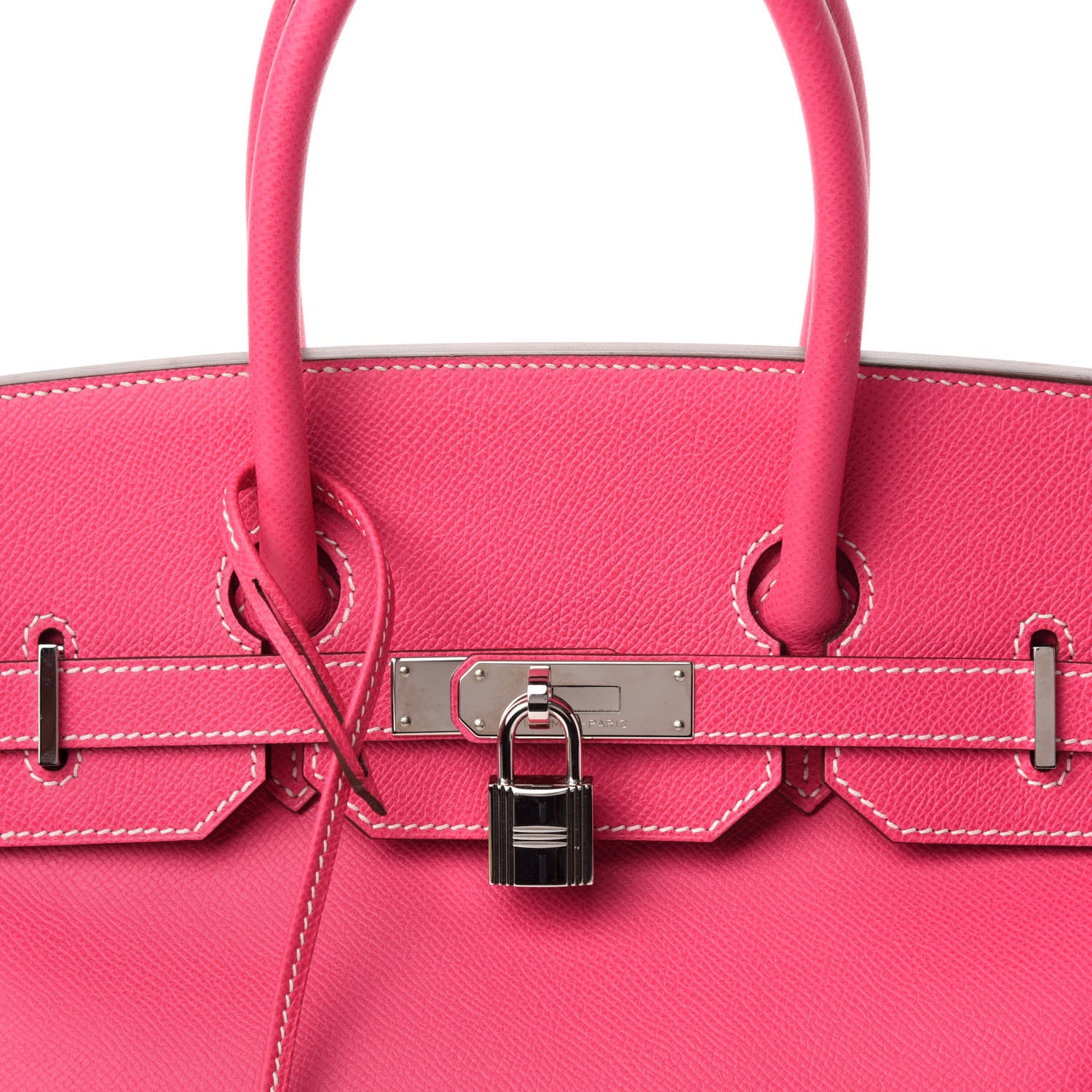 Hermes Epsom Candy Birkin 35 Rose Tyrien Rubis 12 of 12
