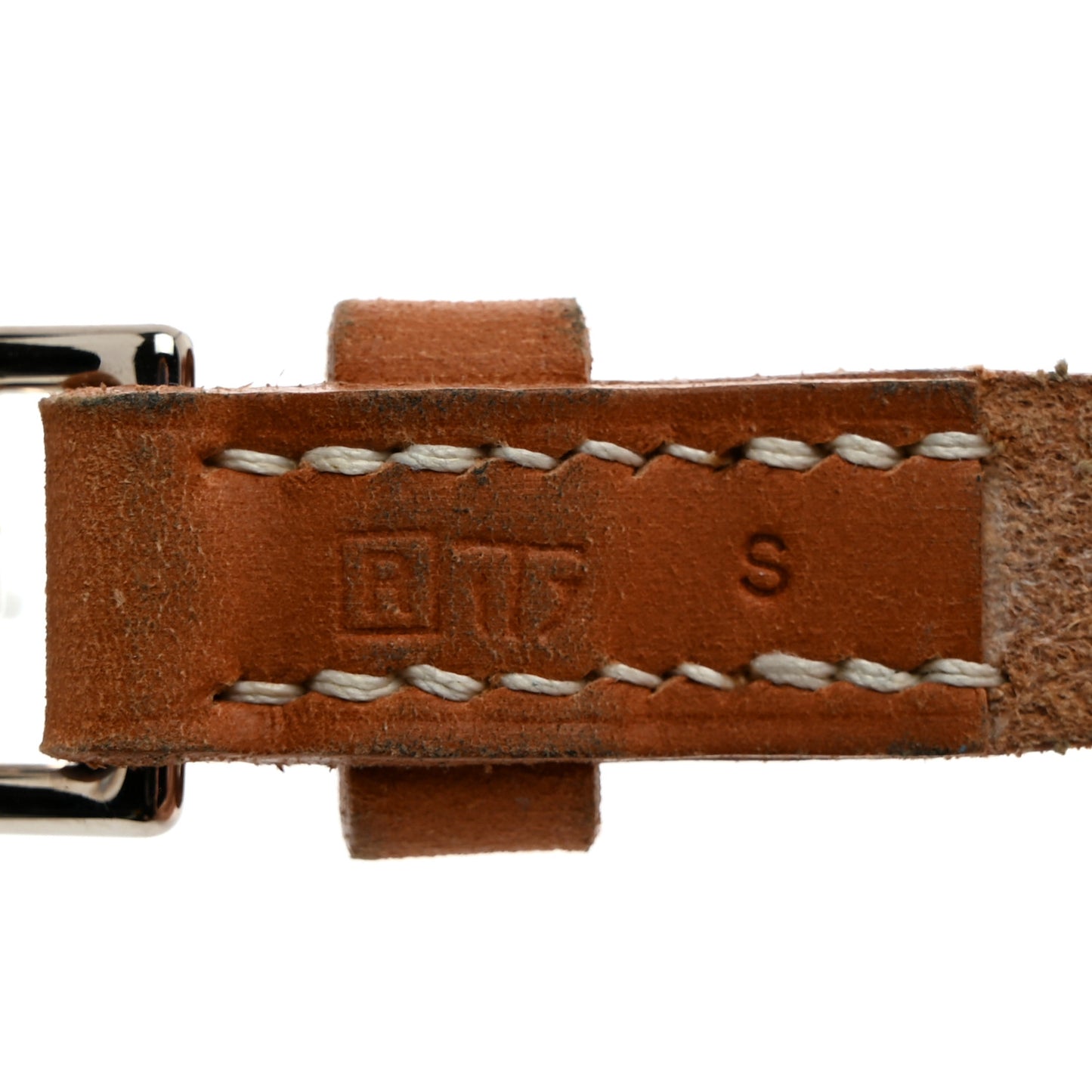 Calfskin Woven Bracelet S Gold