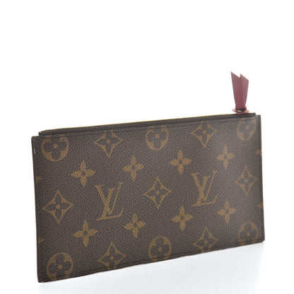 Louis Vuitton Monogram Felicie Chain Wallet Zippered Insert Fuchsia 3 of 6