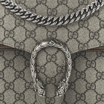 Gucci GG Supreme Monogram Small Dionysus Shoulder Bag Taupe 8 of 11