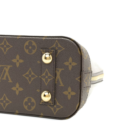 Louis Vuitton Vernis Epi Monogram Alma BB Champagne Metallise 6 of 9