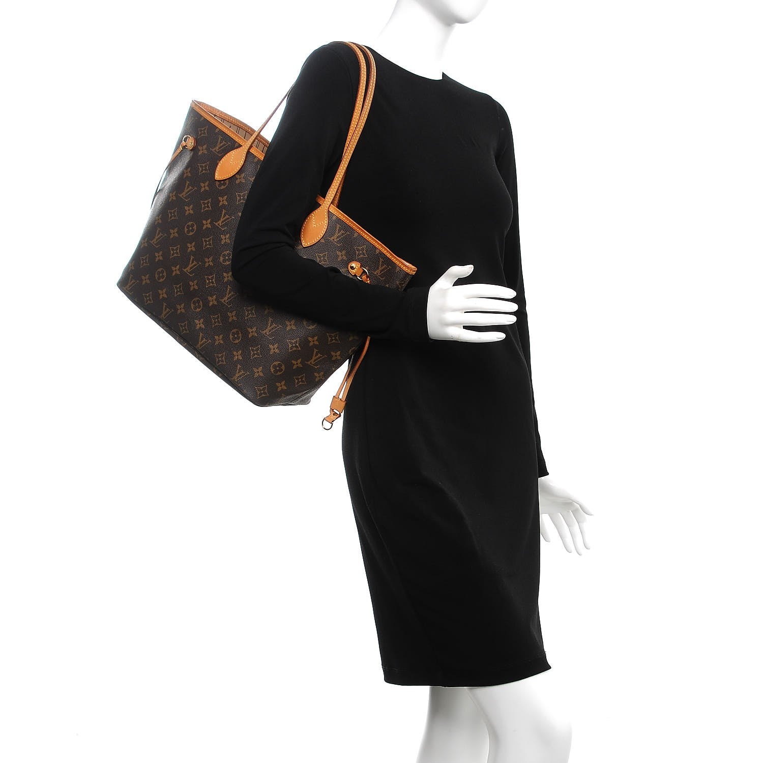 Louis Vuitton Monogram Neverfull MM 2 of 13