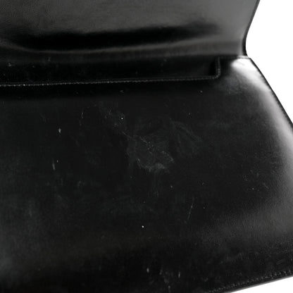 Saint Laurent Smooth Shiny Calfskin Monogram Uptown Pouch Black 9 of 11