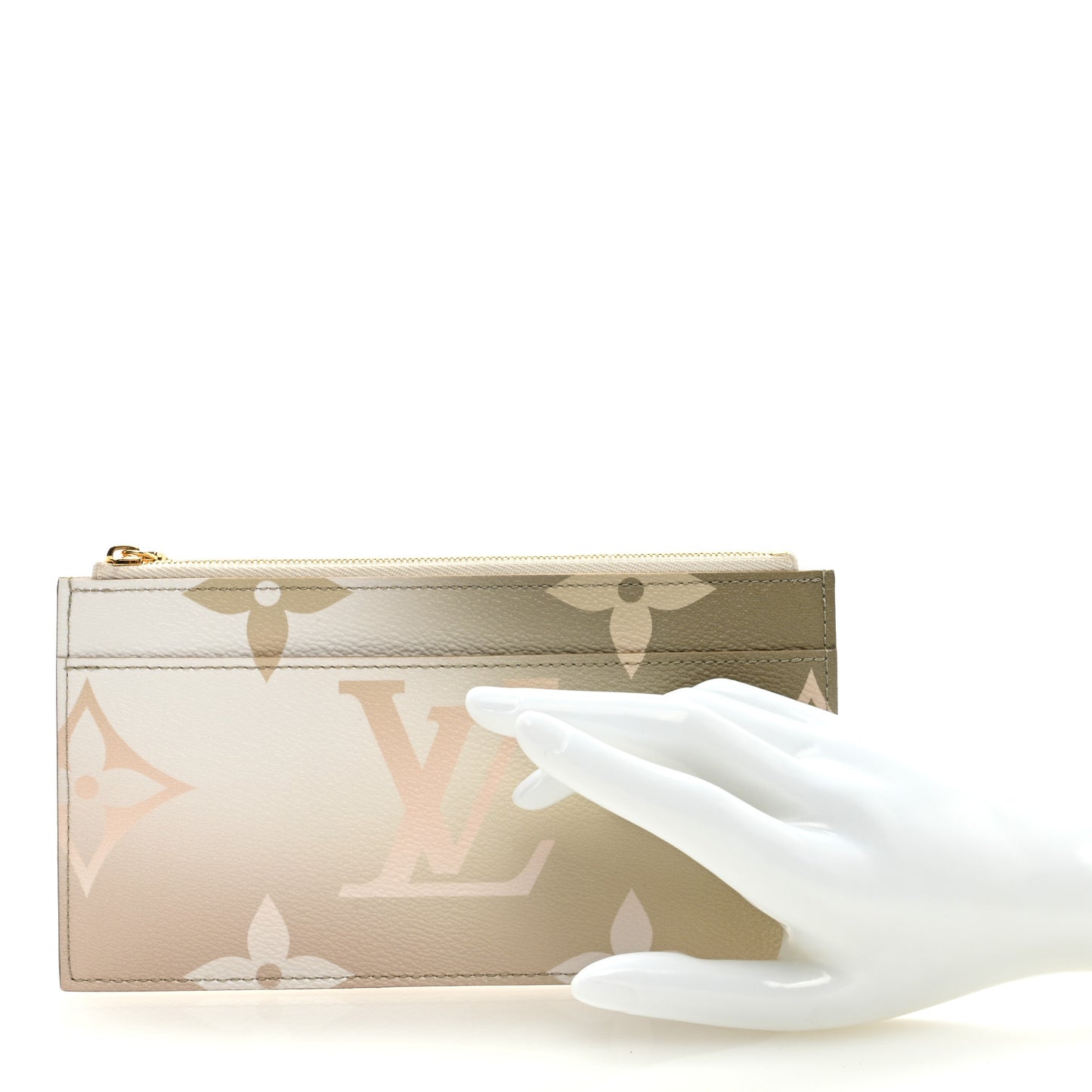 Monogram Giant Spring In The City Slim Purse Sunset Kaki