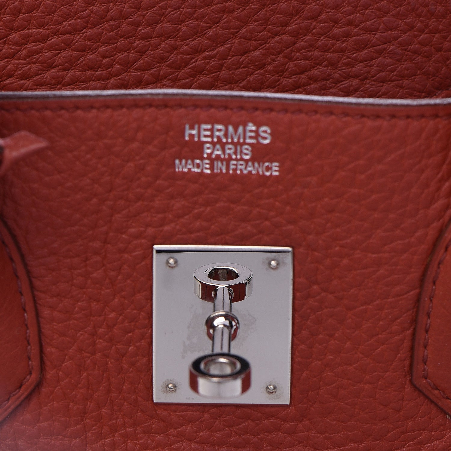 Hermes Taurillon Clemence Birkin 35 Rouge Venetian 31 of 46