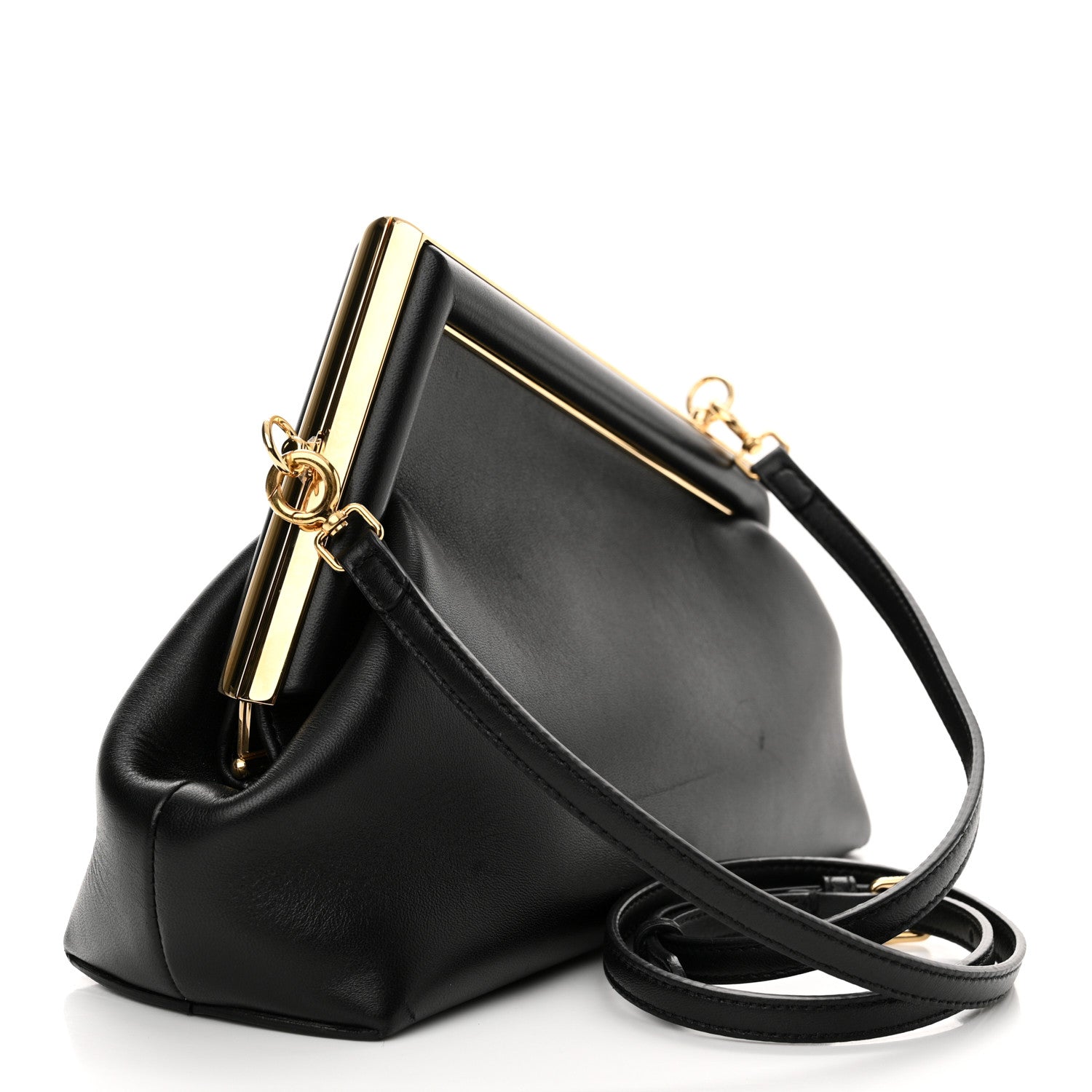 Fendi Shiny Nappa Small Fendi First Black 3 of 13