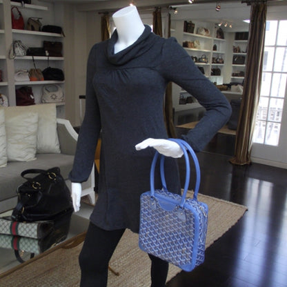 Goyard Tonga Handbag Tote Blue 2 of 12
