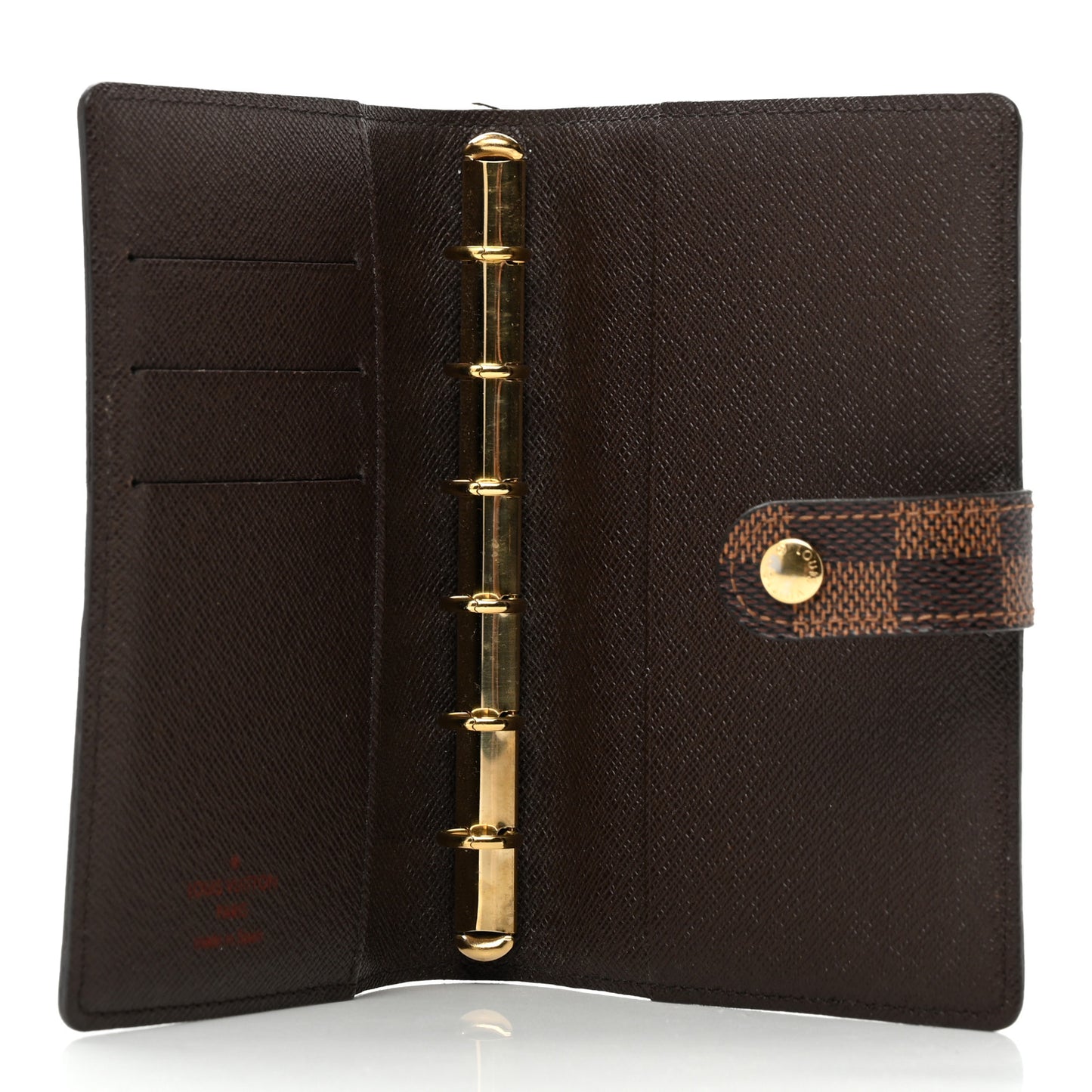 Damier Ebene Small Ring Agenda Cover