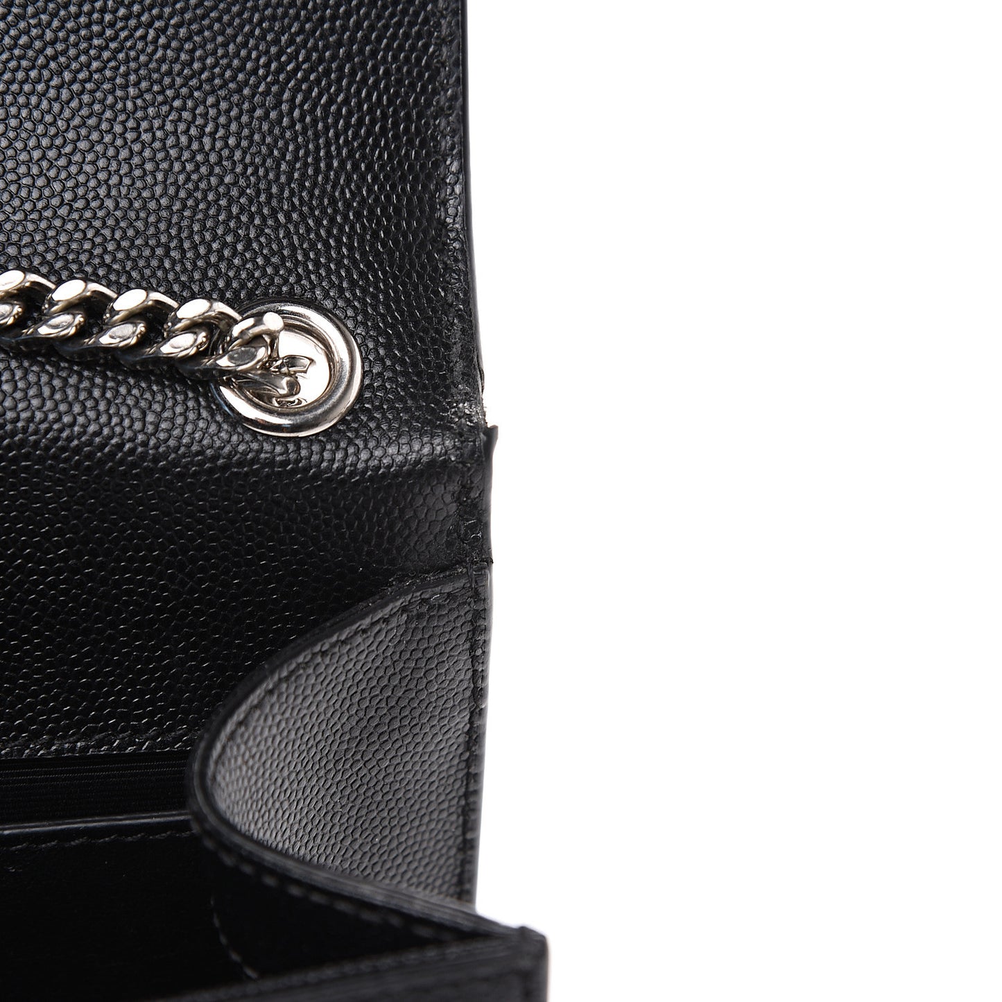 Grain De Poudre Small Monogram Kate Satchel Black