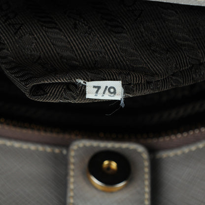 Prada Saffiano Lux Large Tote Pomice 8 of 10