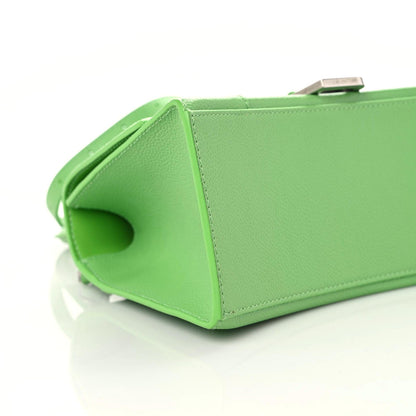 Balenciaga Grained Calfskin Small Hourglass Top Handle Bag Light Green 5 of 9