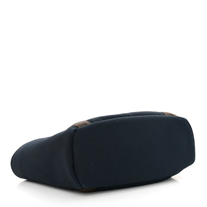 Hermes Toile Sac De Pansage Groom Bleu Navy Feu 4 of 18