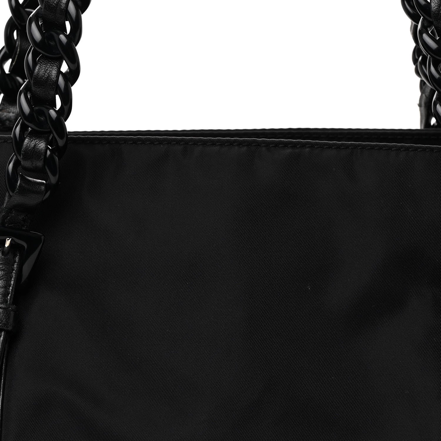 Prada Tessuto Nylon Bacheli Shoulder Bag Black 9 of 11