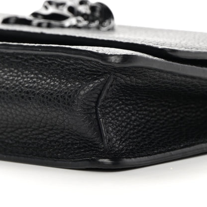 Versace Grained Calfskin Palazzo Chain Evening Bag Black 9 of 15