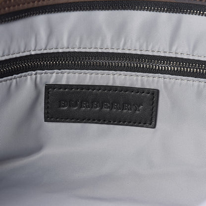 Burberry Nylon Check Small Buckleigh Packable Tote Birch Grey 6 of 9