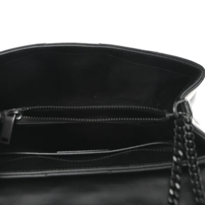 Saint Laurent Calfskin Y Quilted Monogram Monochrome Small Loulou Chain Satchel Black 5 of 9