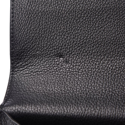 Dolce & Gabbana Grained Calfskin Rosalia Shoulder Bag Black 9 of 9