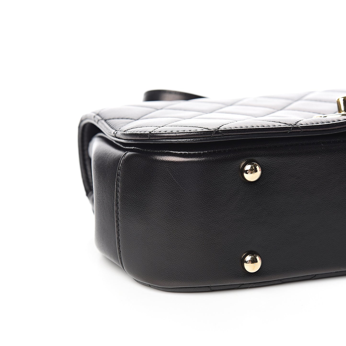 Lambskin Small Carry Chic Flap Black