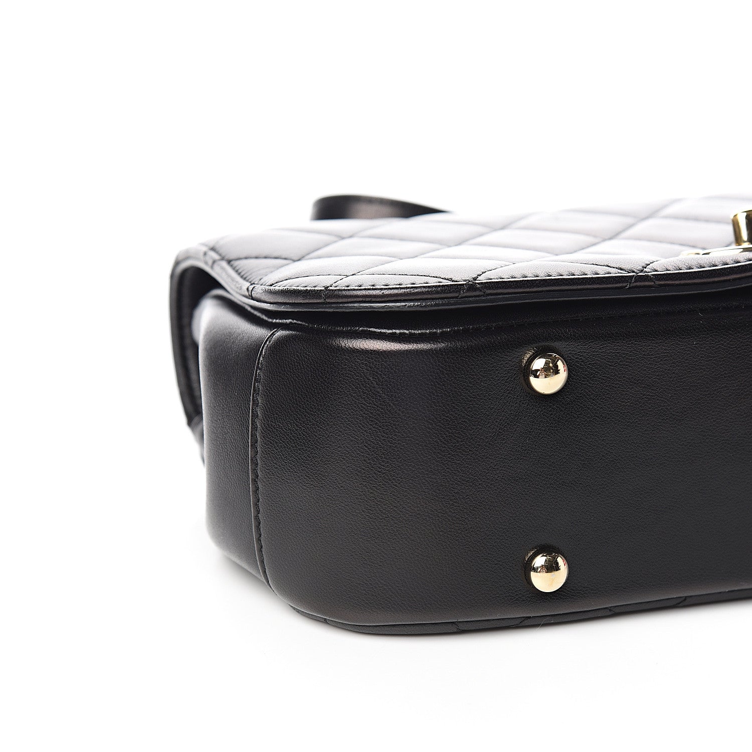 Chanel Lambskin Small Carry Chic Flap Black 8 of 12