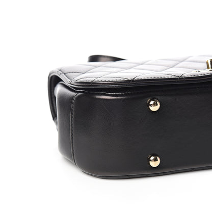 Chanel Lambskin Small Carry Chic Flap Black 8 of 12