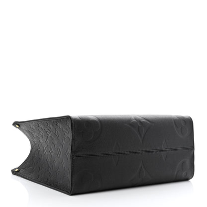 Louis Vuitton Empreinte Monogram Giant Onthego MM Black 4 of 9