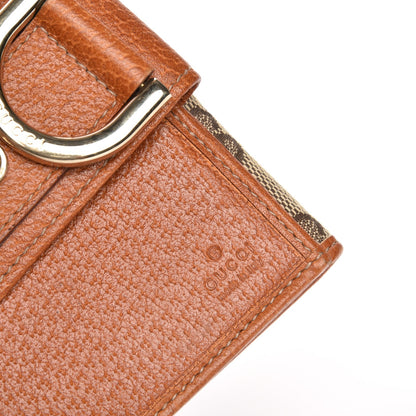 Gucci Monogram Abbey Compact Wallet Tan 6 of 7