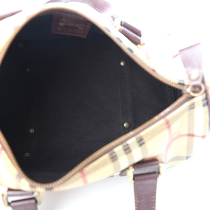 Burberry Haymarket Check Studded Bowler Brown 5 of 11