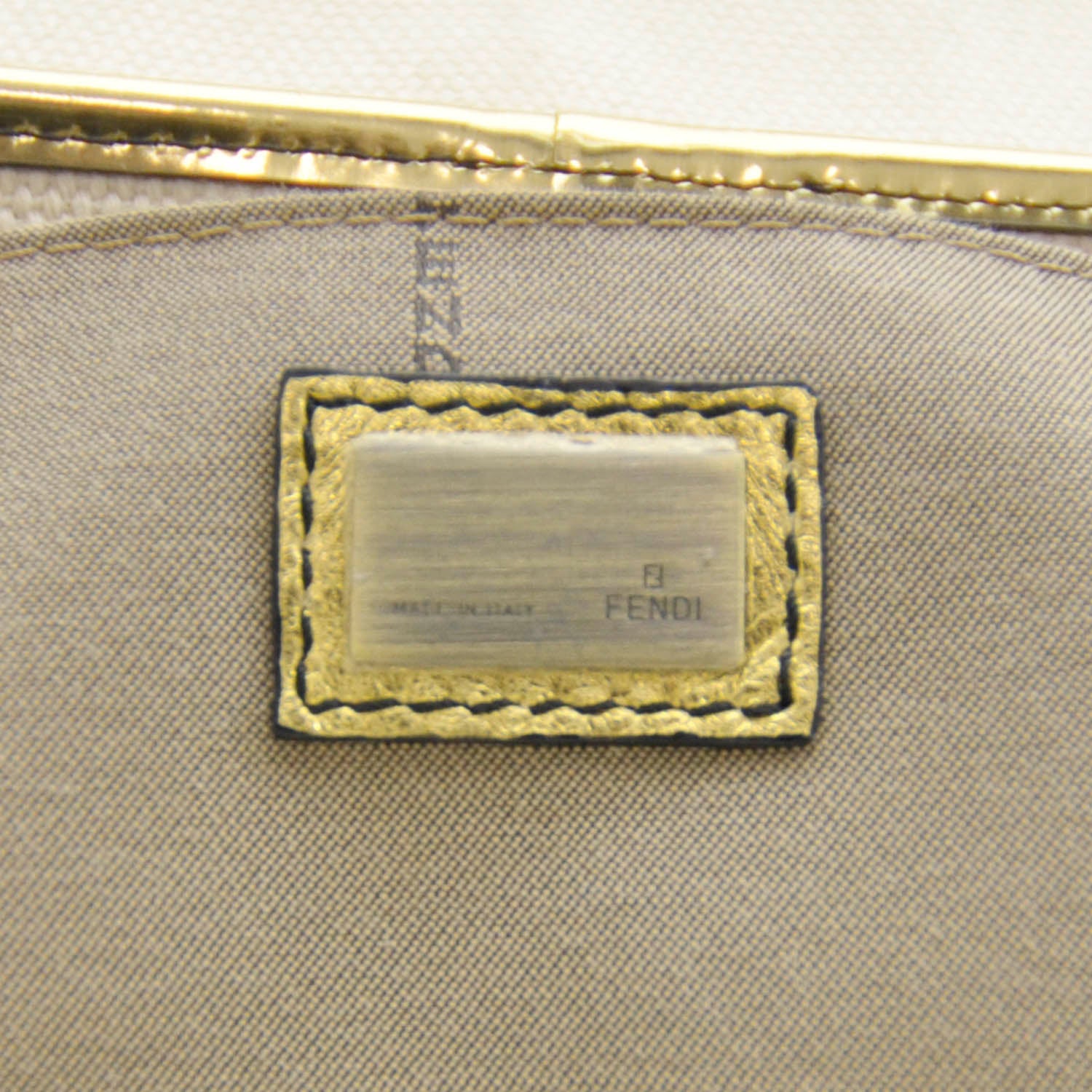 Fendi Canvas Mirror B Bag 8 of 8
