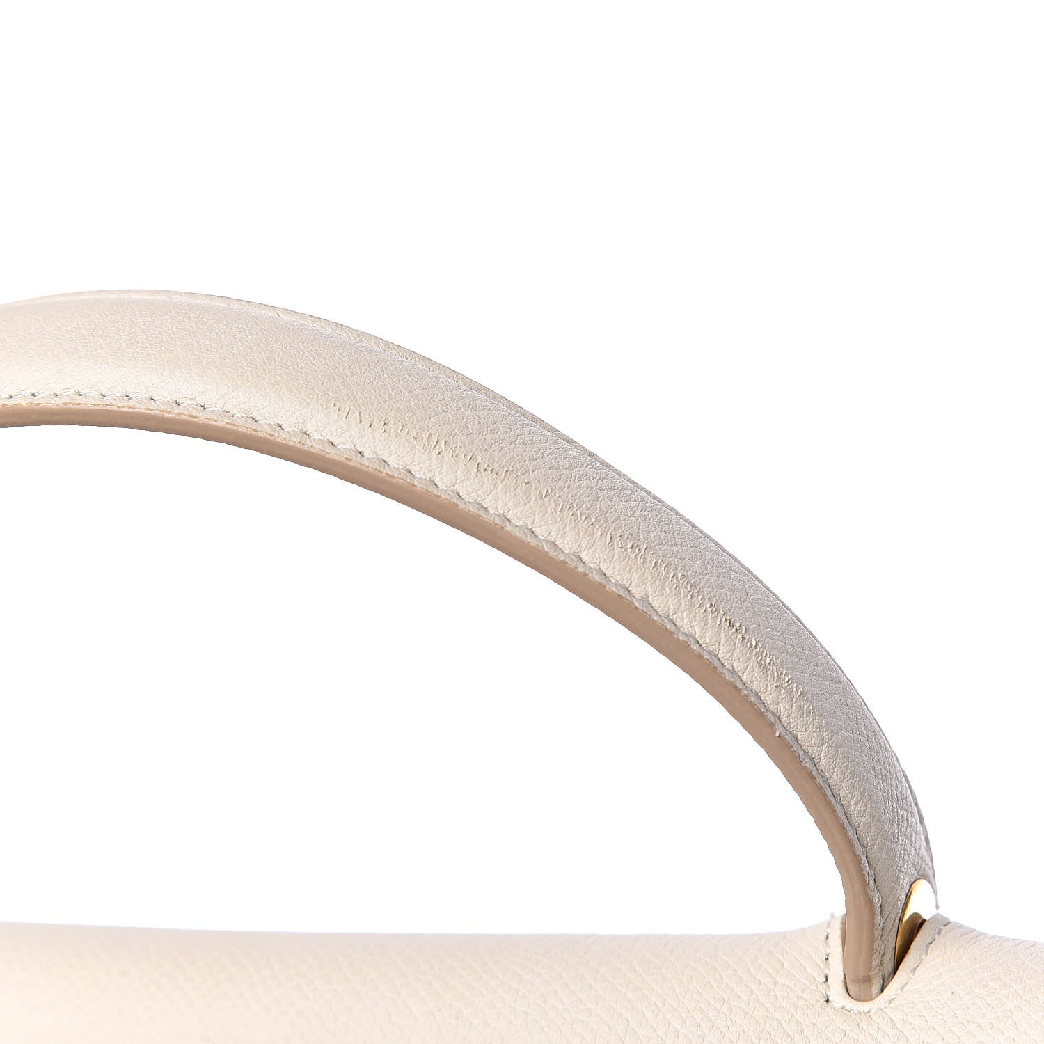 Celine Grained Calfskin Micro Belt Bag White 8 of 14